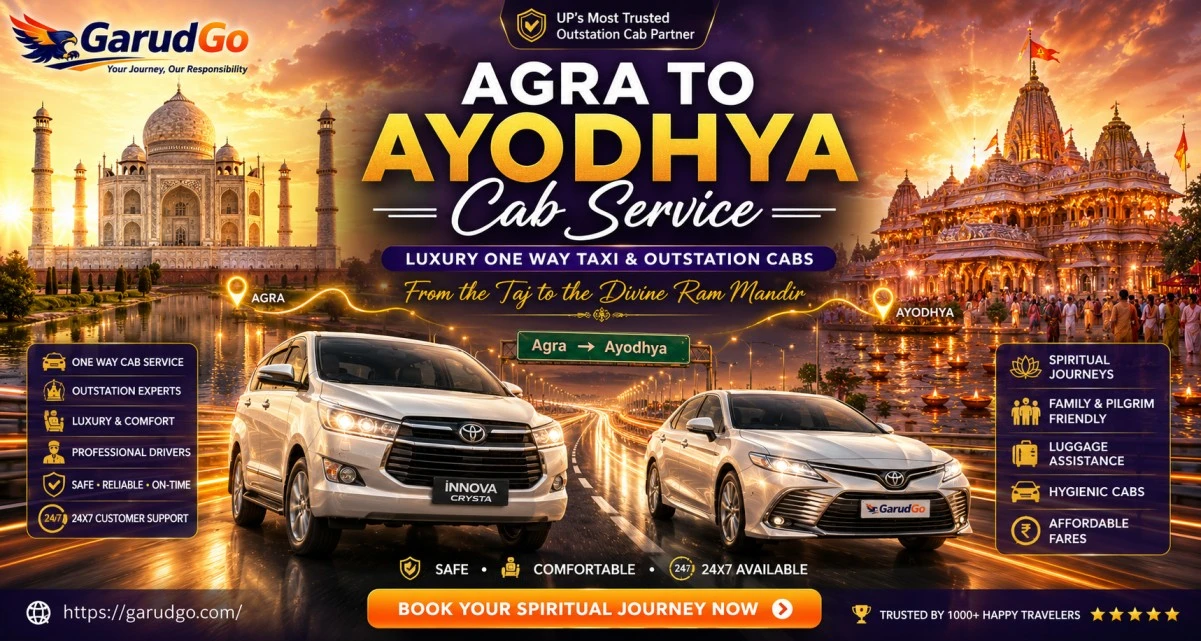 Agra to Ayodhya Cab Service