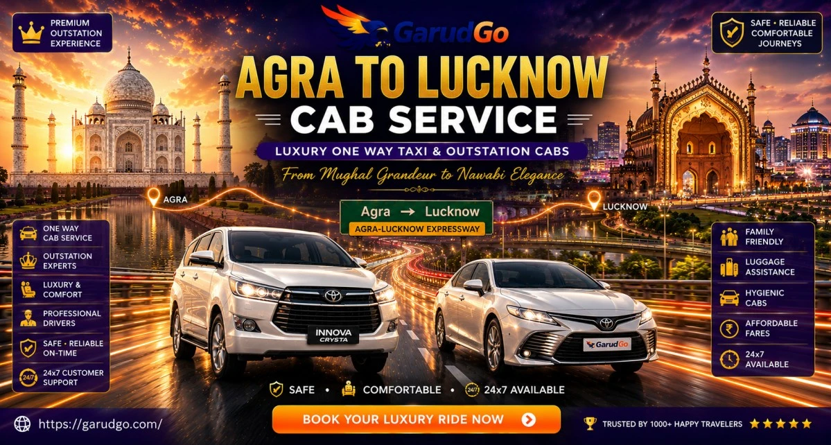 Agra to Lucknow Cab Service
