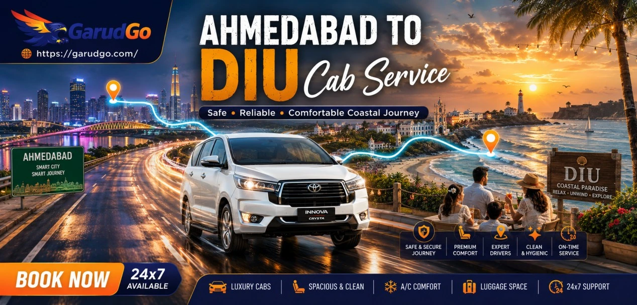 Ahmedabad to Diu Cab Service