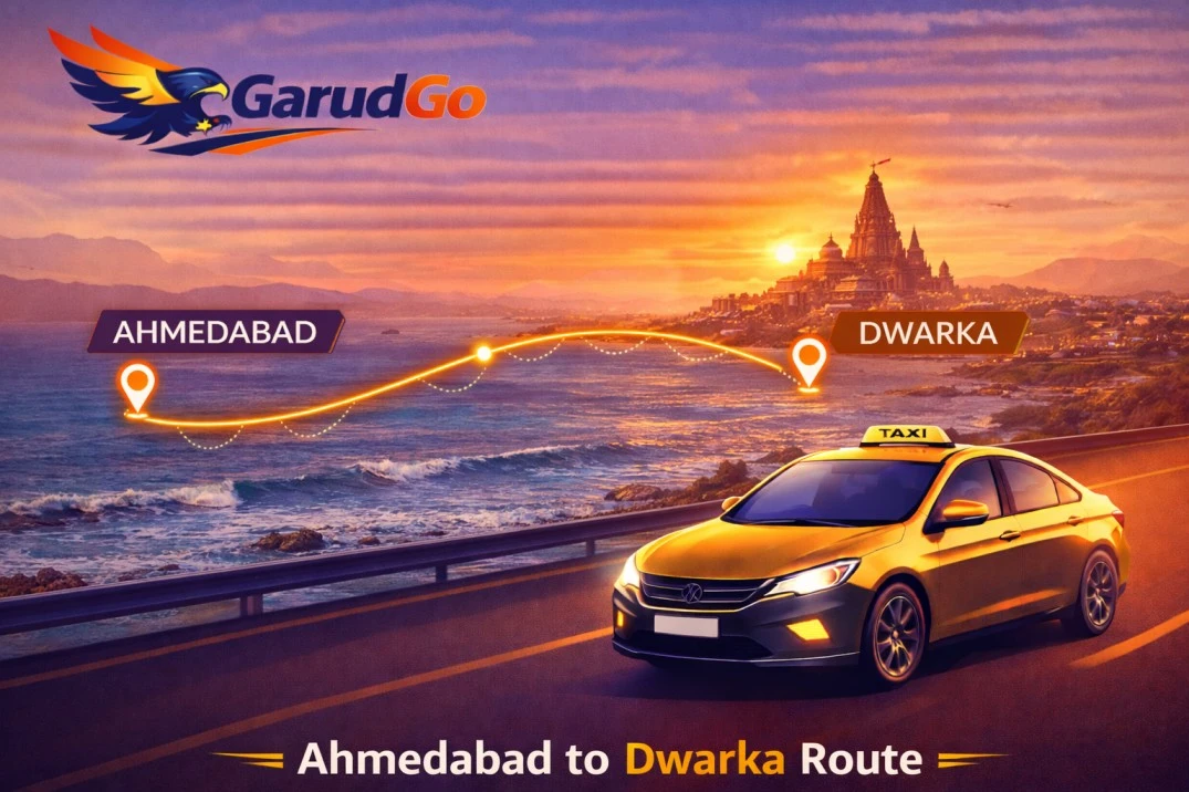 Ahmedabad to Dwarka Cab Service