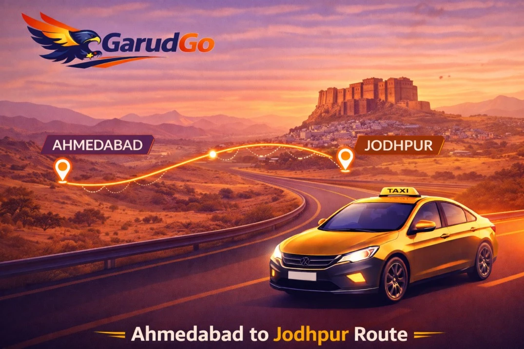 Ahmedabad to Jodhpur Cab Service