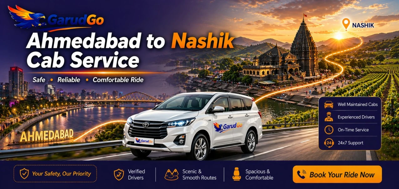 Ahmedabad to Nashik Cab Service