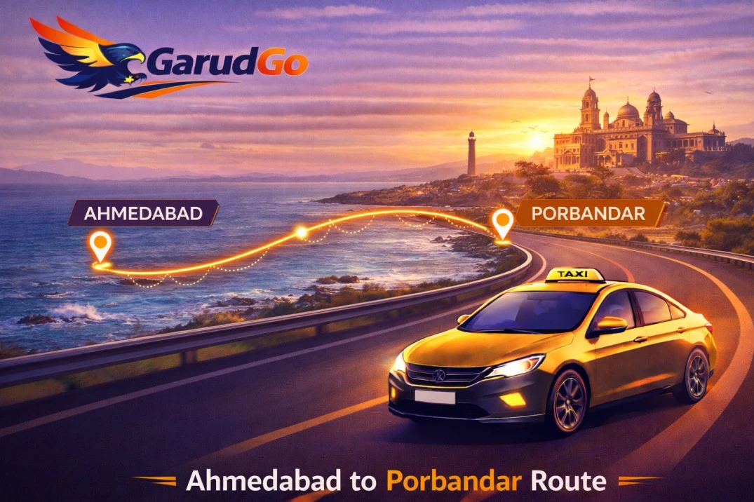 Ahmedabad to Porbandar Cab Service