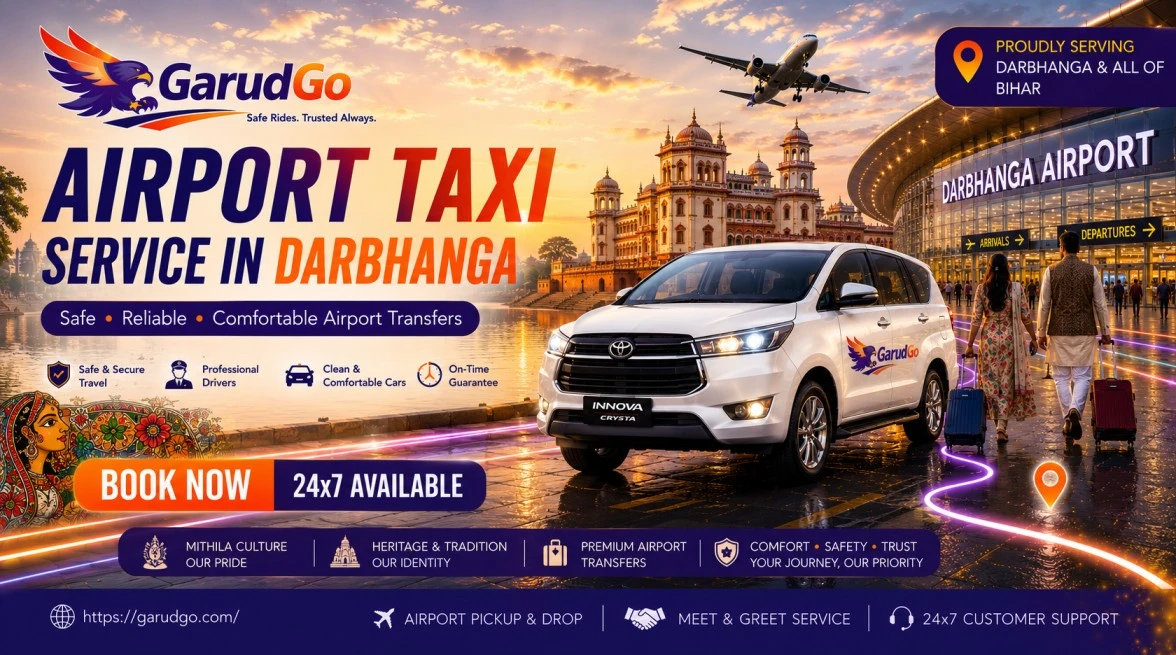 Airport Taxi Service in Darbhanga
