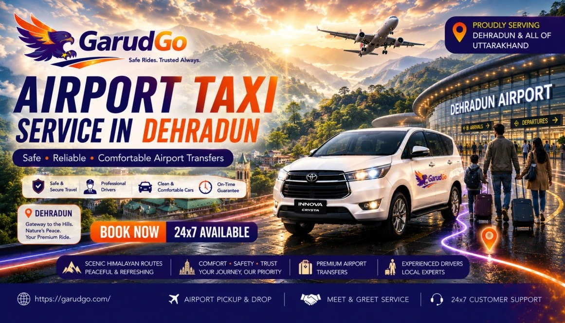 Airport Taxi Service in Dehradun