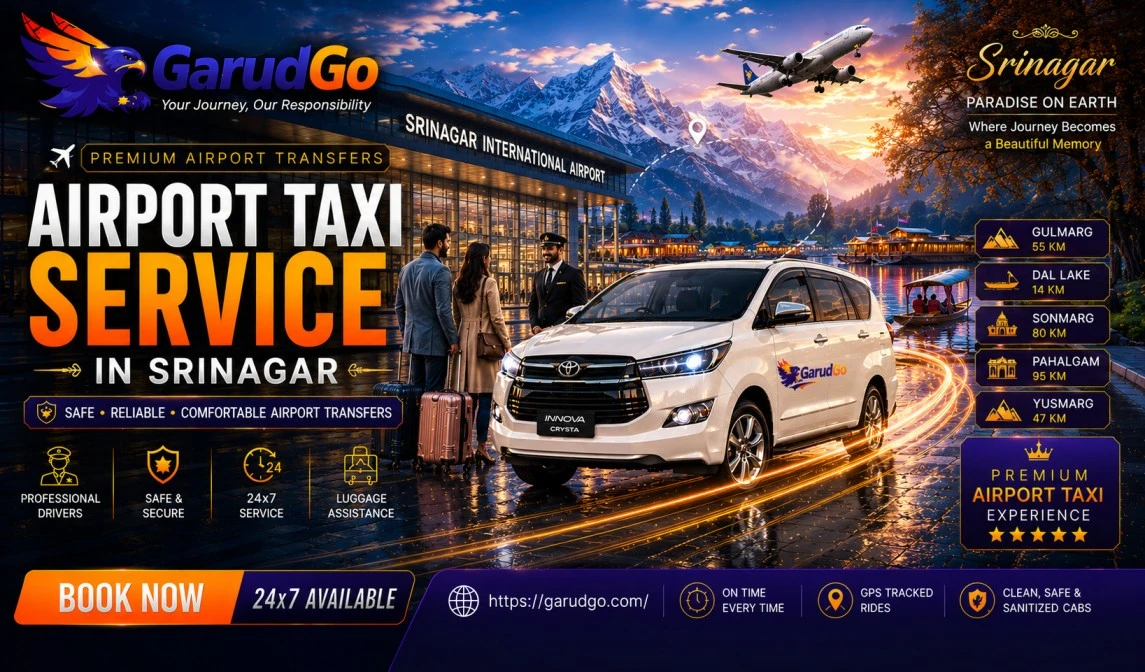 Airport Taxi Service in Srinagar
