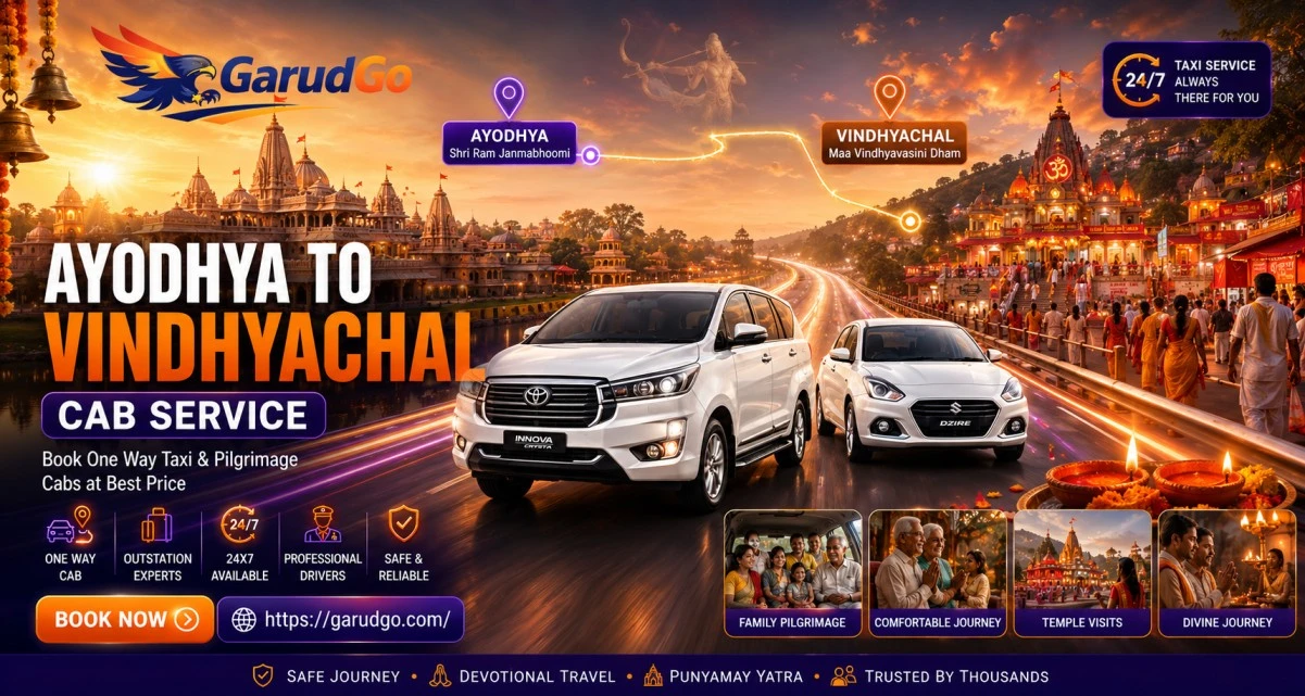 Ayodhya to Vindhyachal Cab Service