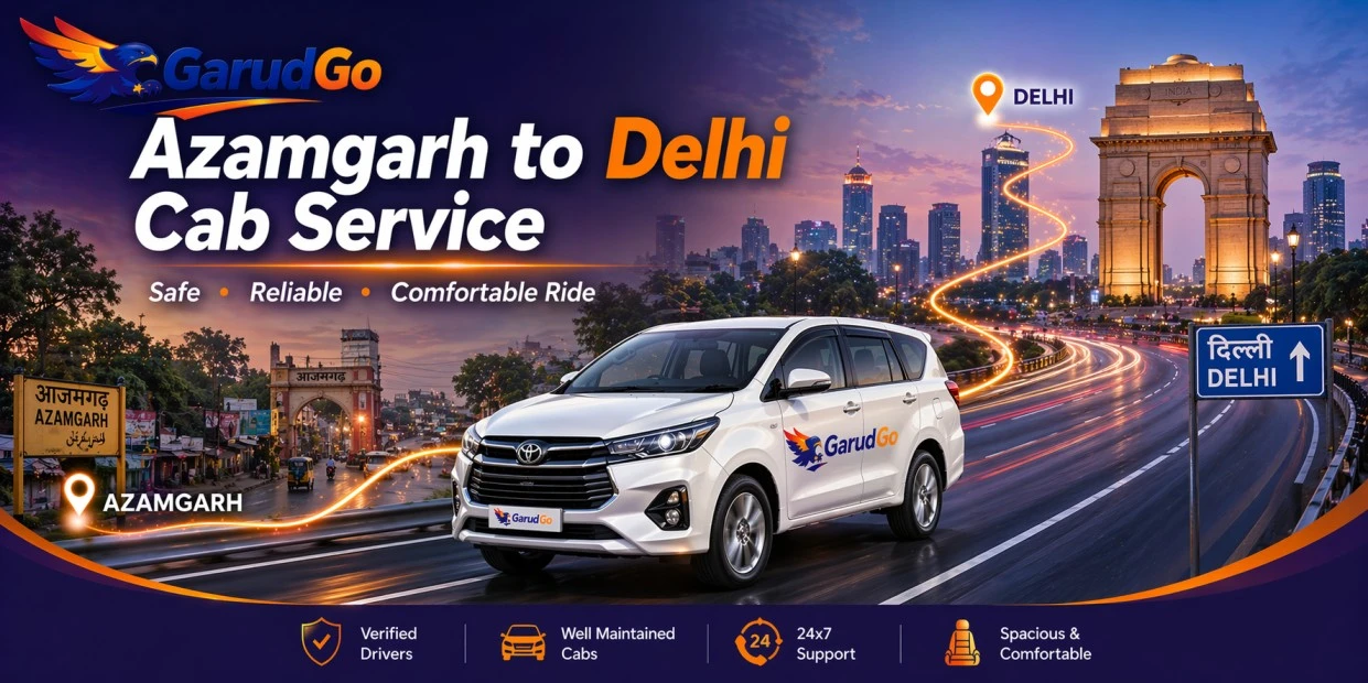 Azamgarh to Delhi Cab Service