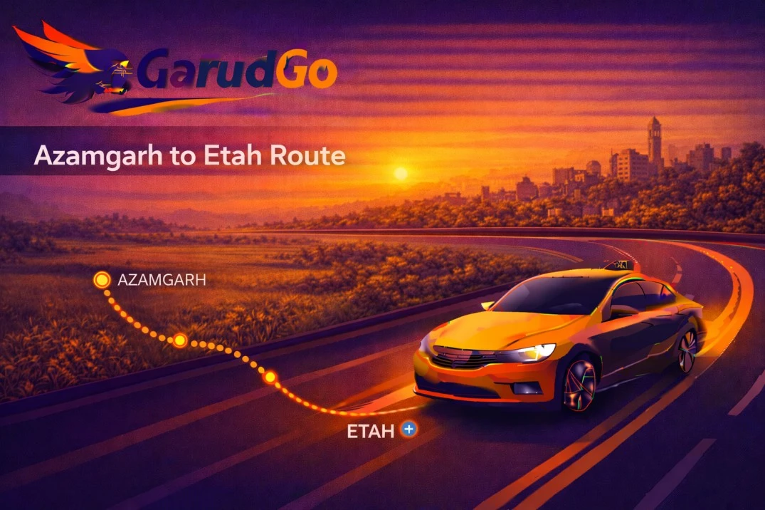 Azamgarh to Etah Cab Service