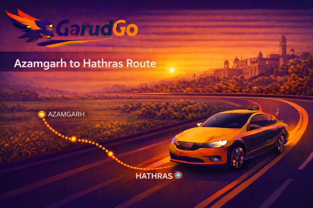 Azamgarh to Hathras Cab Service