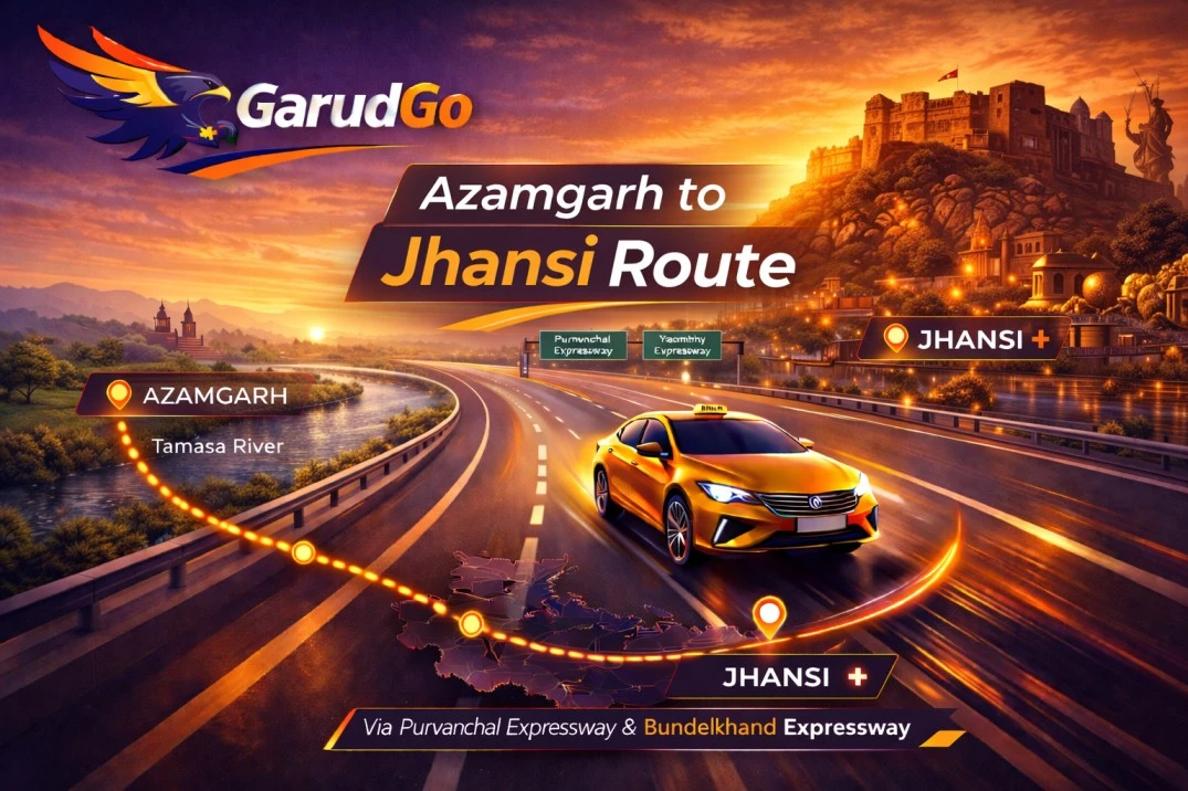 Azamgarh to Jhansi Cab Service