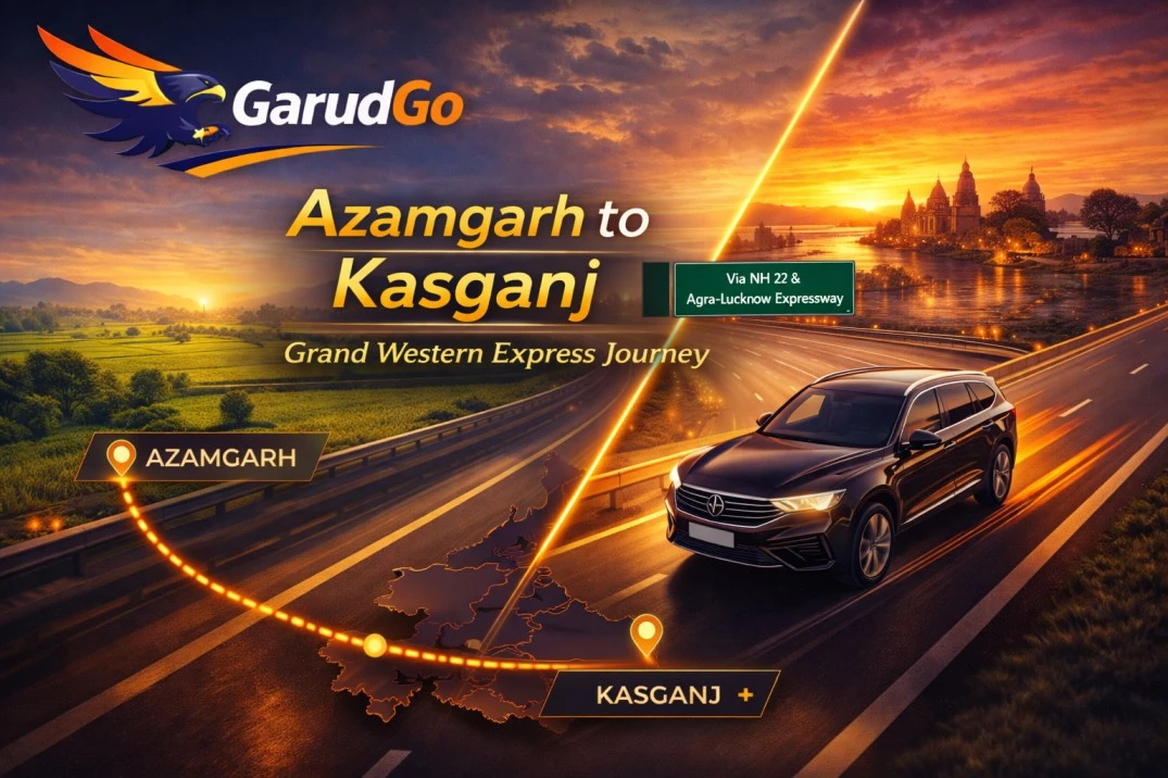 Azamgarh to Kasganj Cab Service