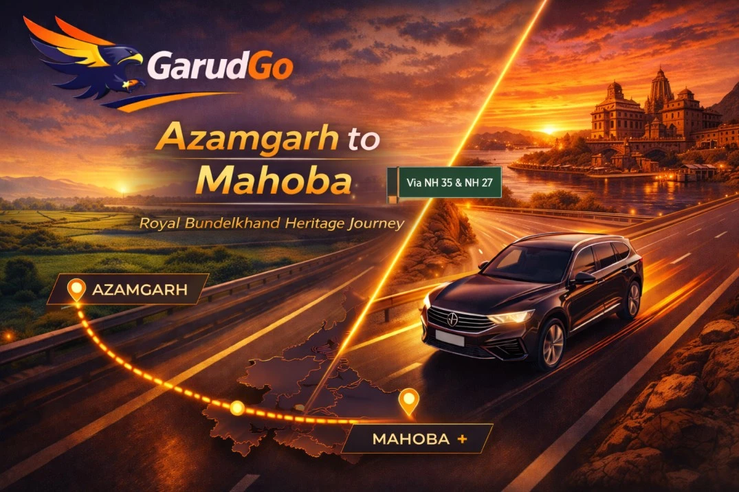 Azamgarh to Mahoba Cab Service
