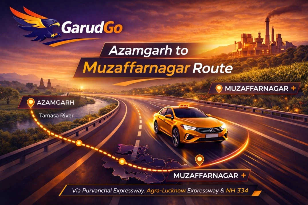 Azamgarh to Muzaffarnagar Cab Service