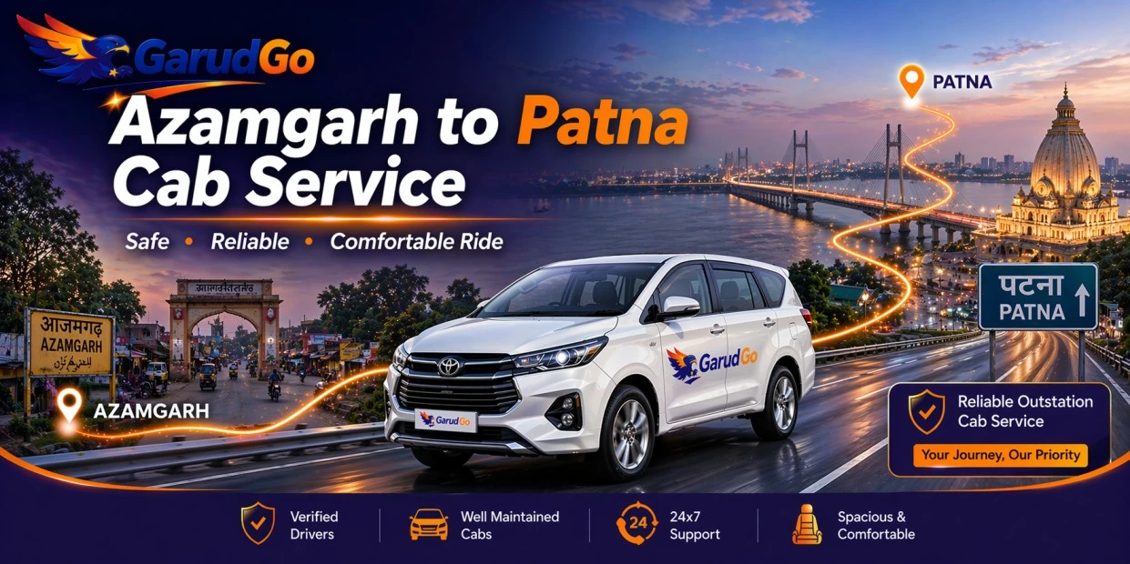 Azamgarh to Patna Cab Service