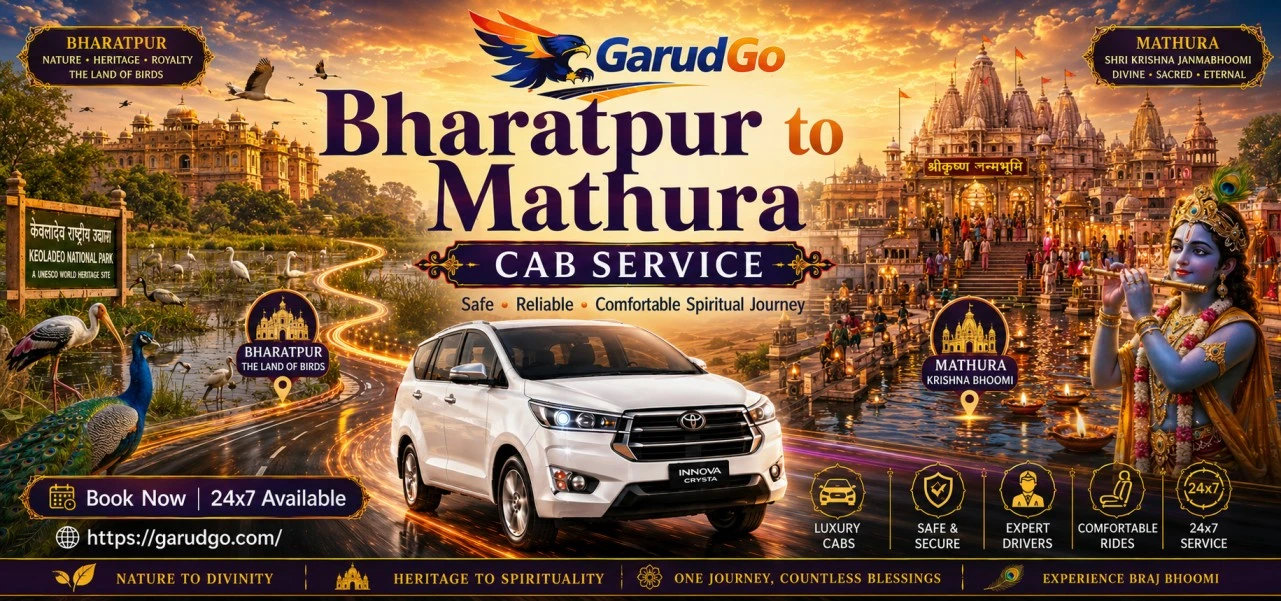 Bharatpur to Mathura Cab Service