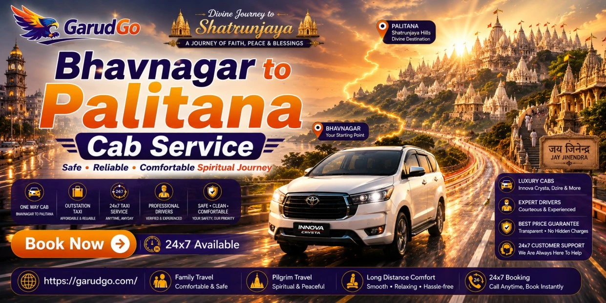 Bhavnagar to Palitana Cab Service