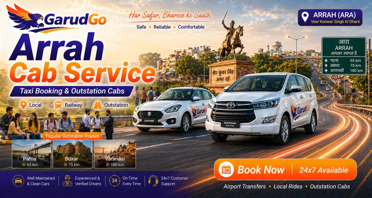 Cab Service In Arrah