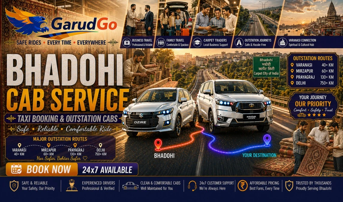 Cab Service In Bhadohi