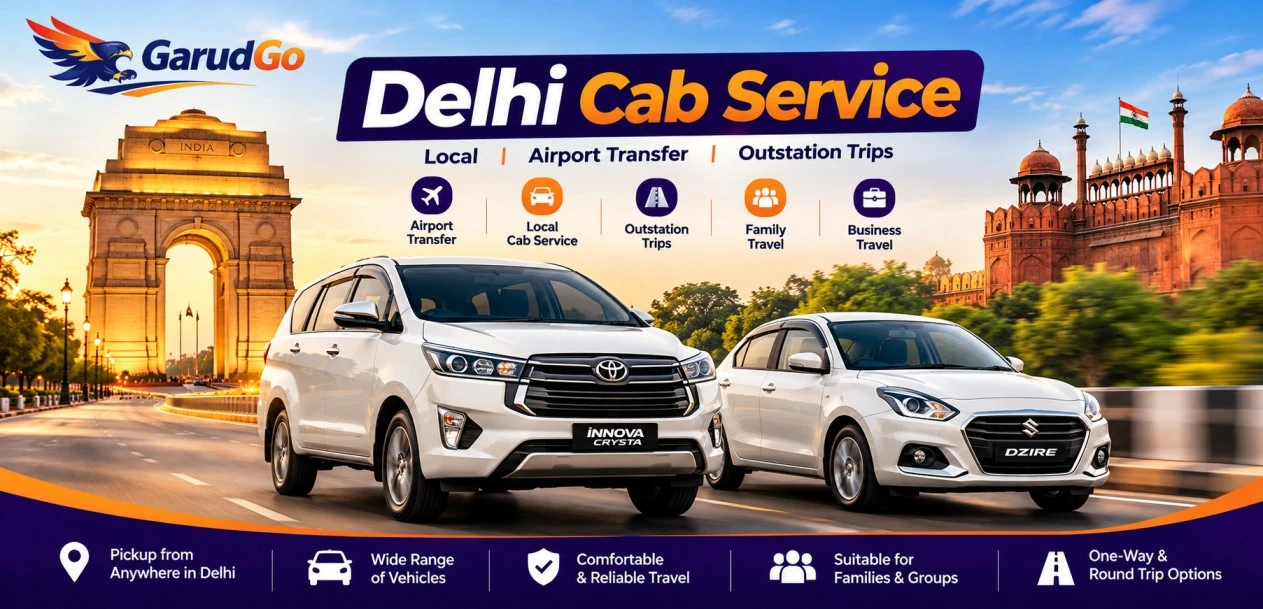 Delhi Cab Booking for Local, Airport and Outstation Travel