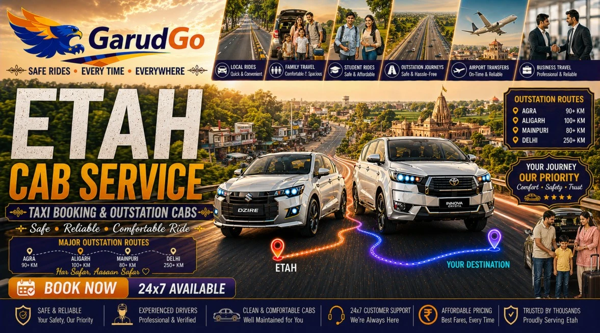 Cab Service In Etah