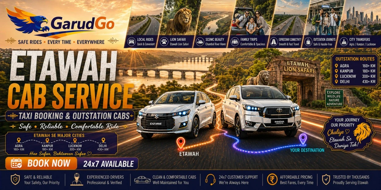 Cab Service In Etawah