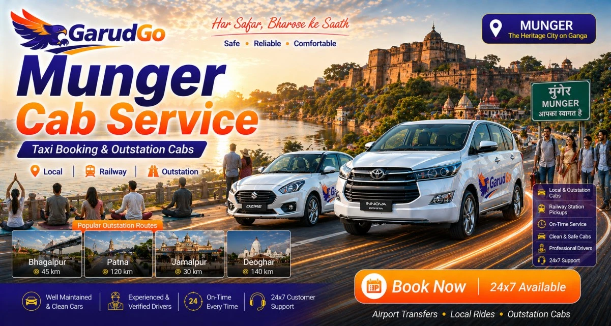 Cab Service In Munger