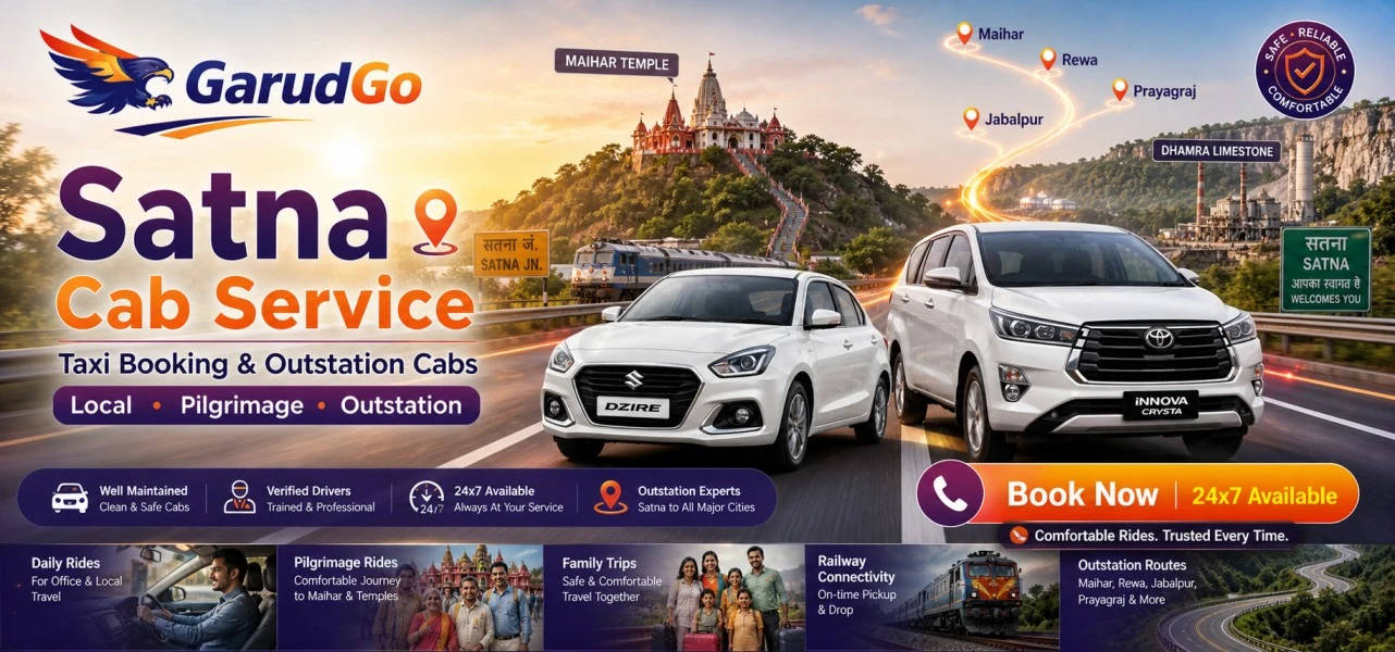 Cab Service In Satna