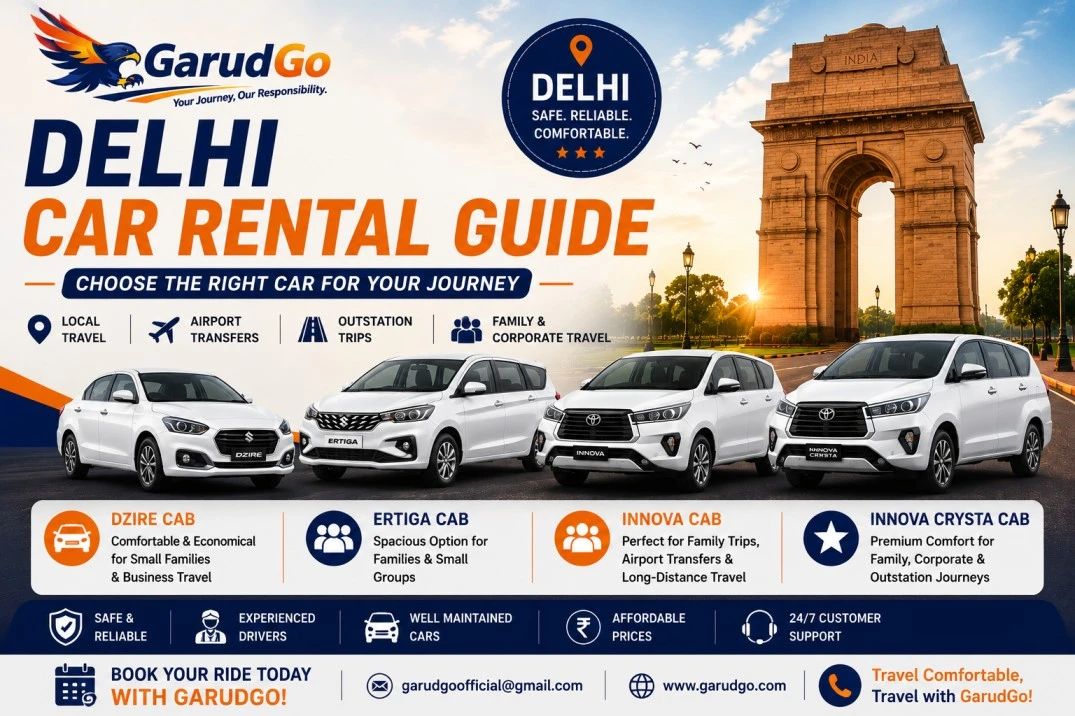 Delhi Car Rental Guide: Choose the Right Car for Your Journey