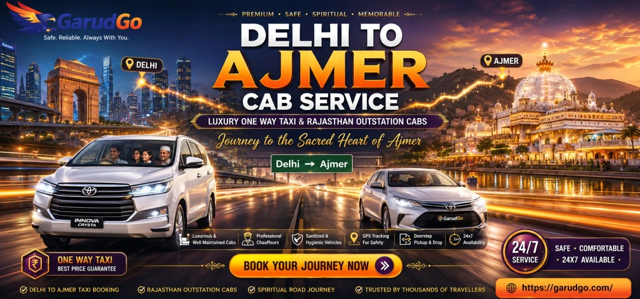 Delhi to Ajmer Cab Service