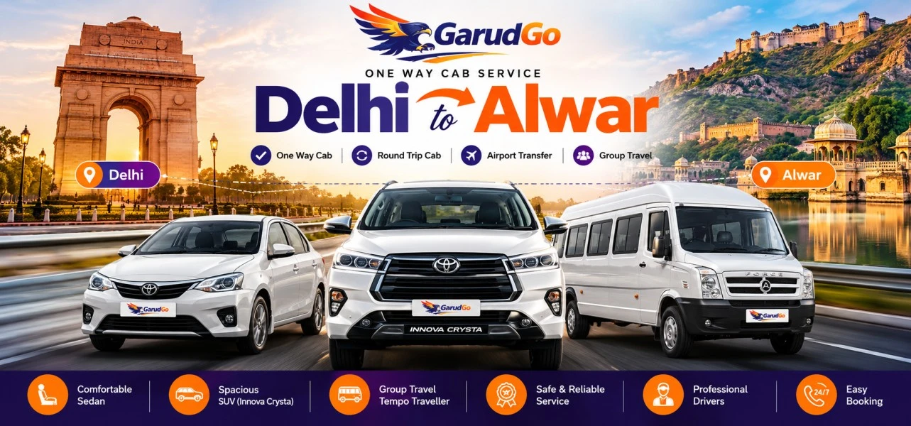 Delhi to Alwar cab