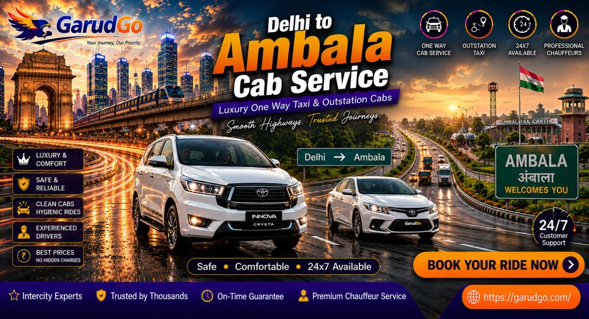 Delhi to Ambala Cab Service
