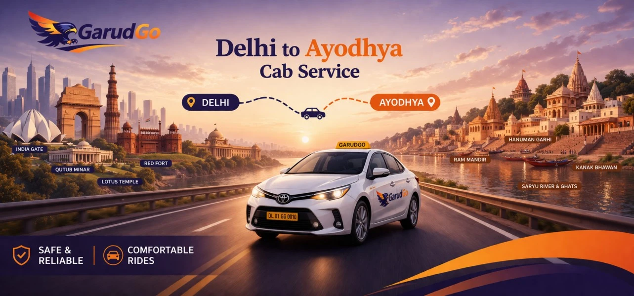 Delhi to Ayodhya Cab Service