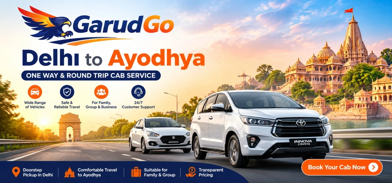 Delhi to Ayodhya Cab Service