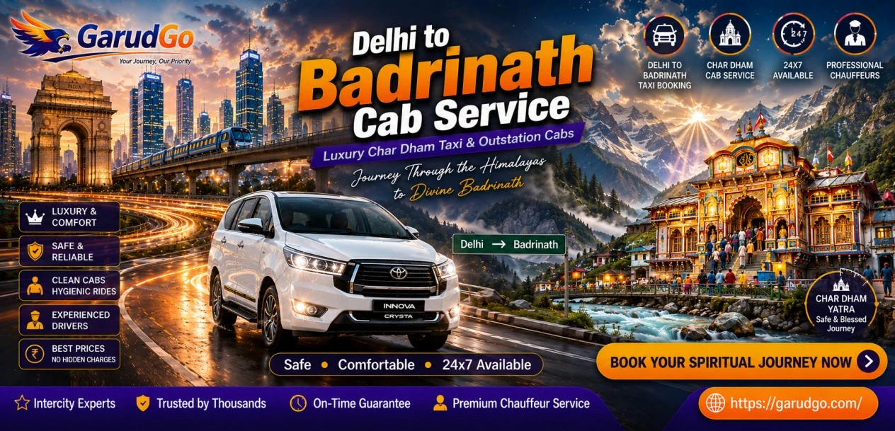 Delhi to Badrinath Cab Service