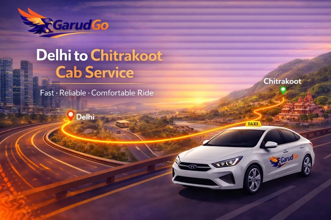 Delhi to Chitrakoot Cab Service