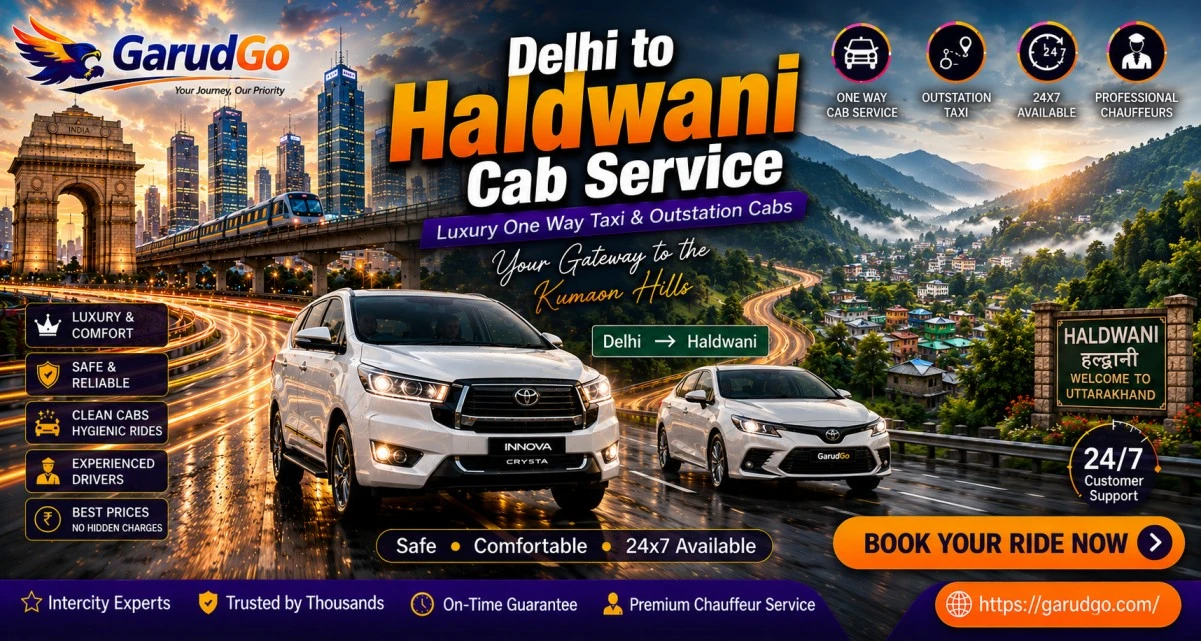 Delhi to Haldwani Cab Service