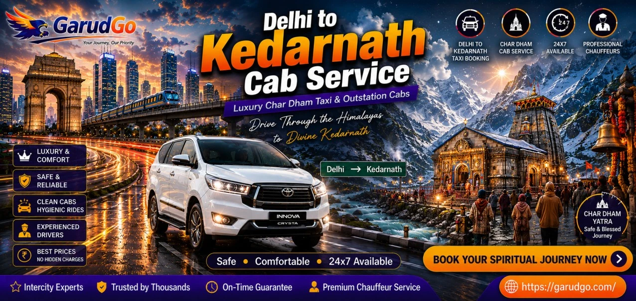 Delhi to Kedarnath Cab Service