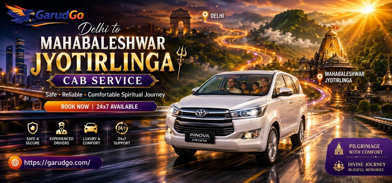 Delhi to Mahabaleshwar Jyotirlinga Cab Service