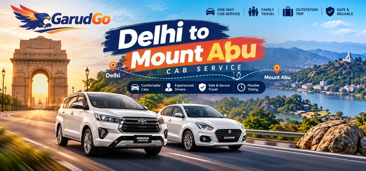 Delhi to Mount Abu cab