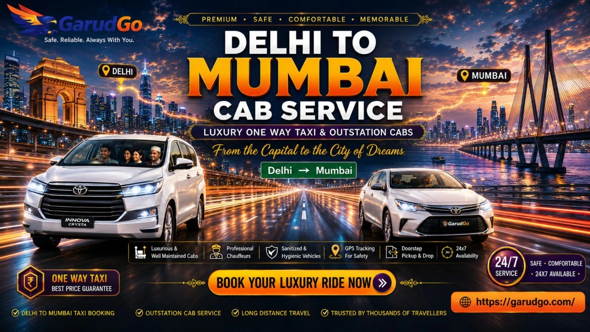 Delhi to Mumbai Cab Service