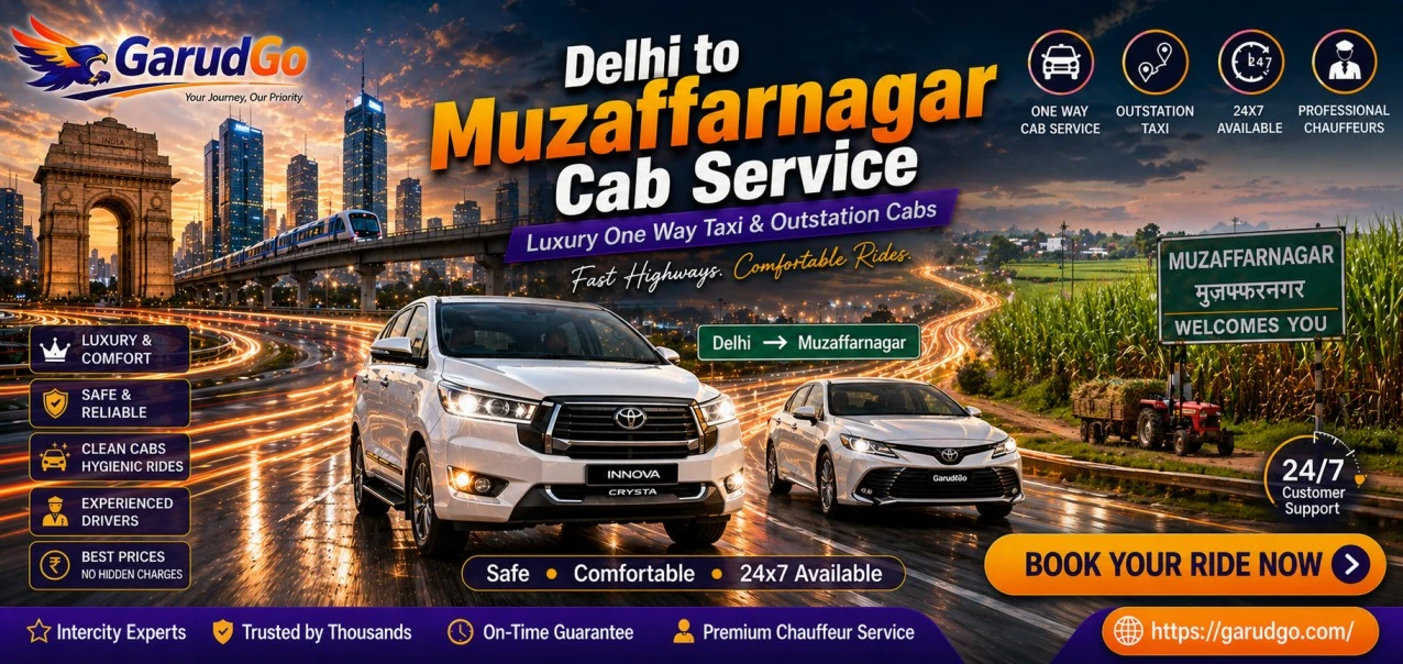 Delhi to Muzaffarnagar Cab Service