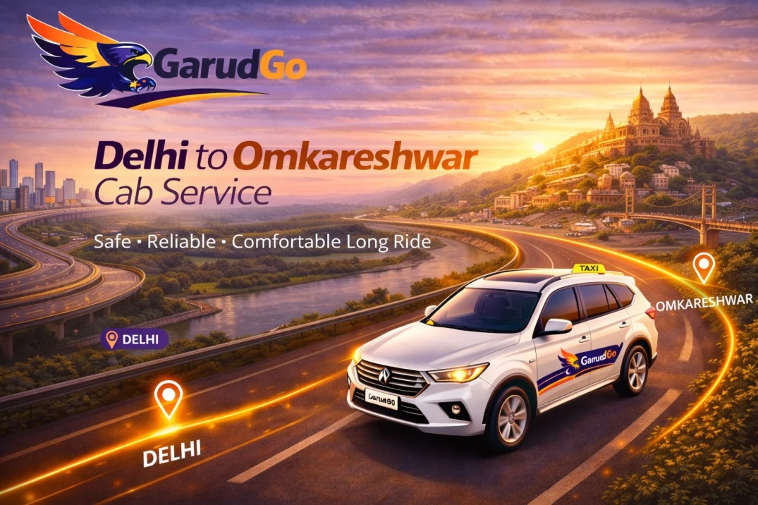 Delhi to Omkareshwar Cab Service