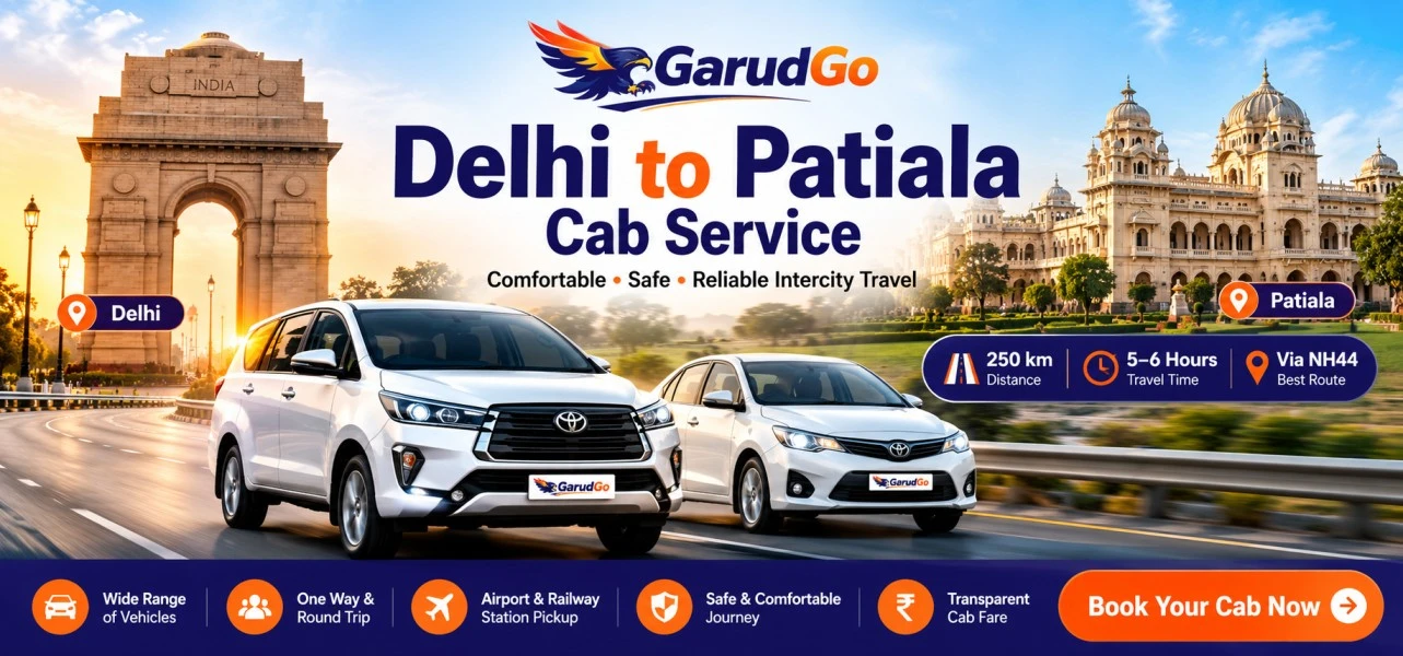 Delhi to Patiala cab