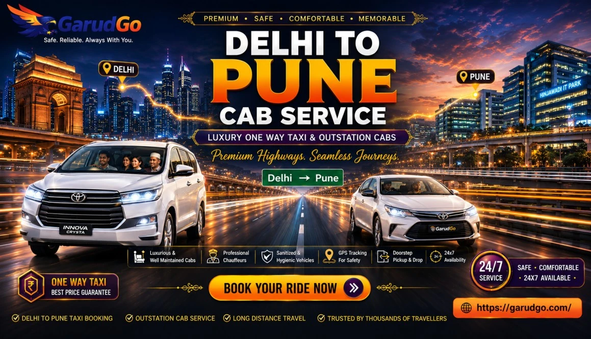 Delhi to Pune Cab Service