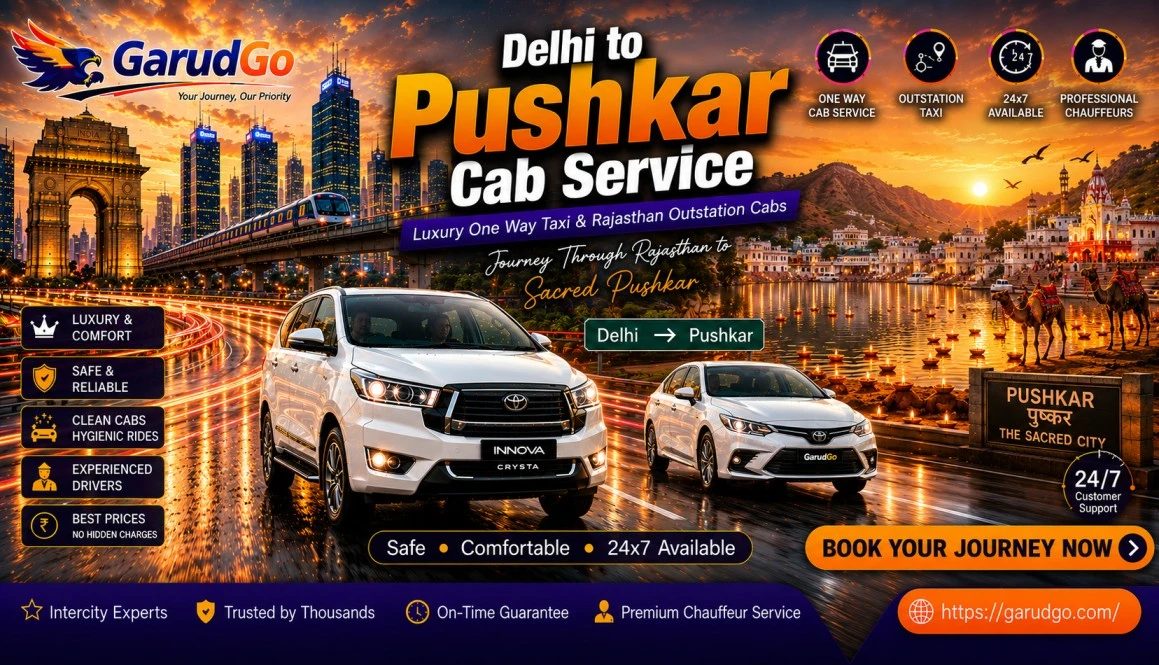 Delhi to Pushkar Cab Service