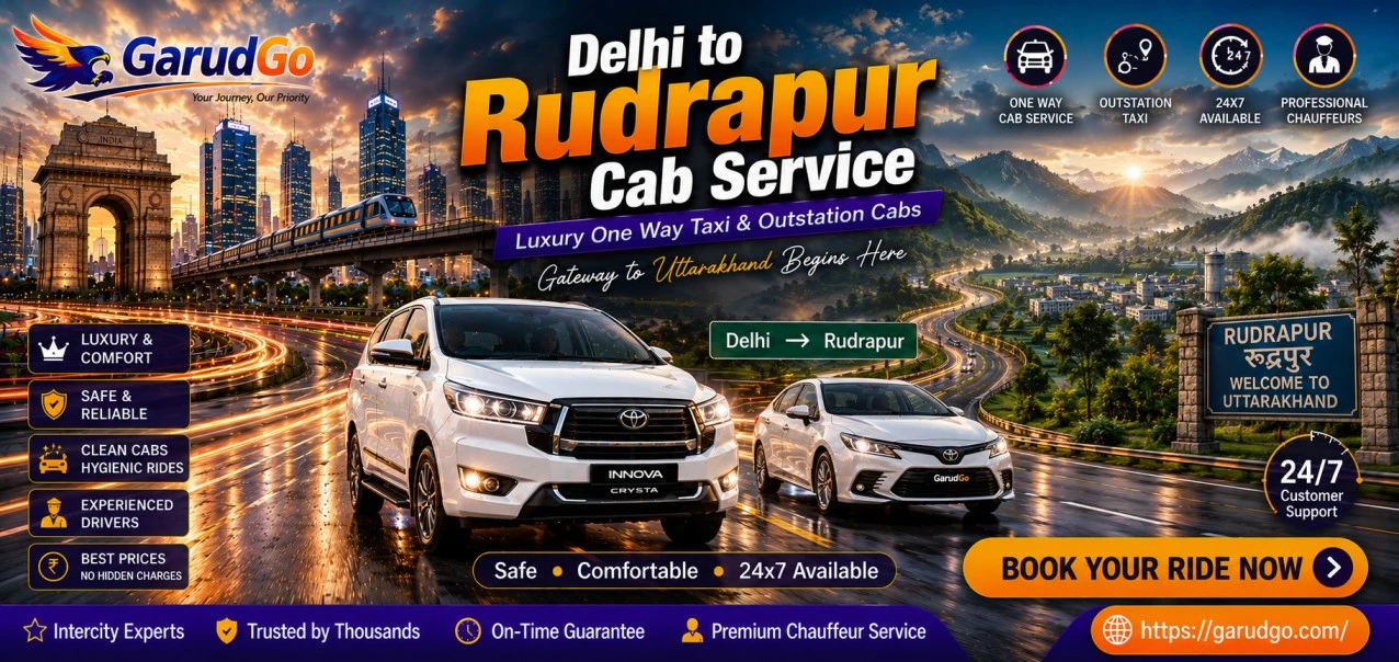 Delhi to Rudrapur Cab Service