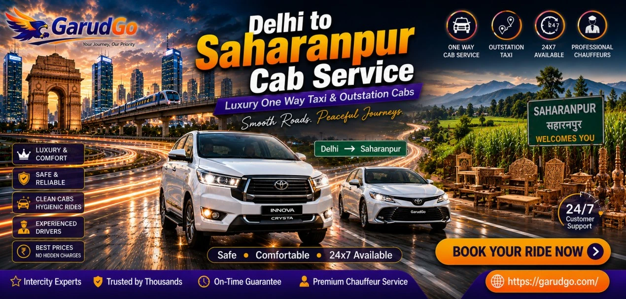 Delhi to Saharanpur Cab Service