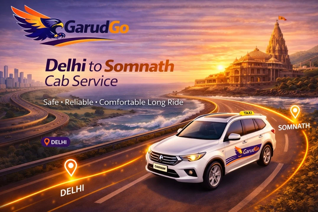 Delhi to Somnath Cab Service