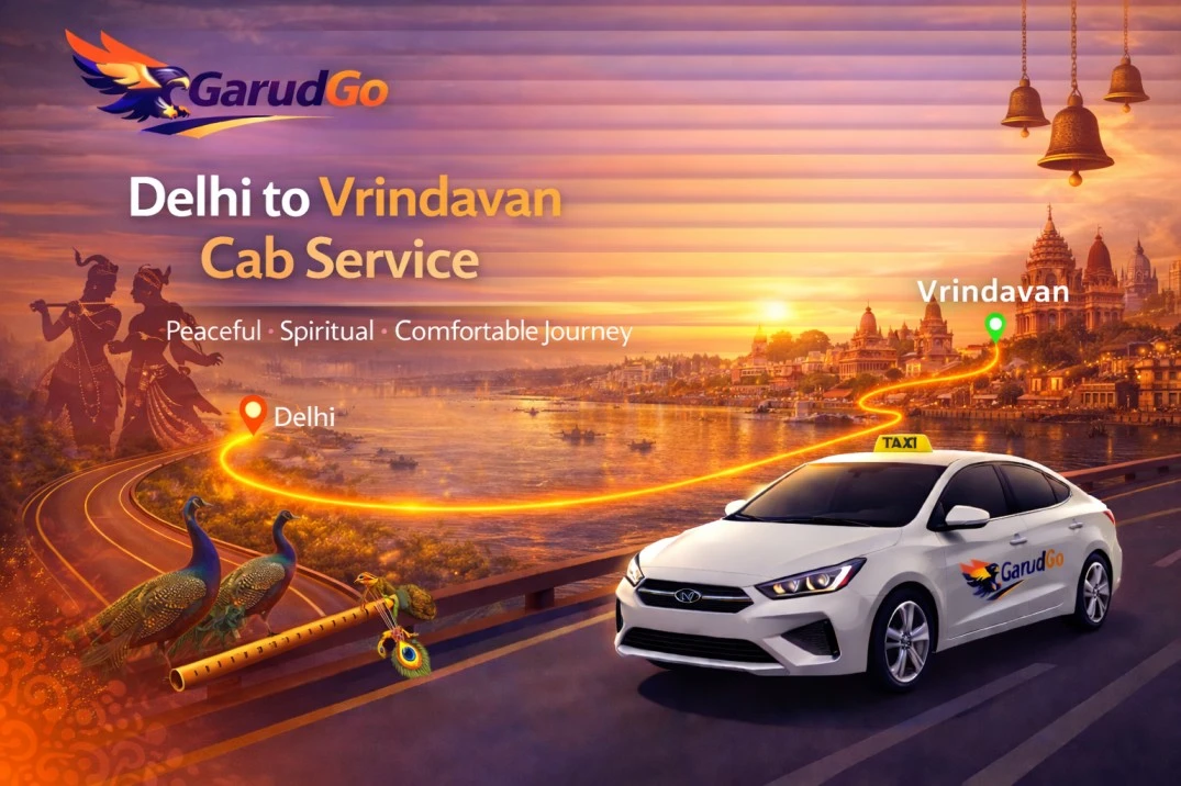 Delhi to Vrindavan Cab Service